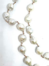 White Baroque Pearl Necklace