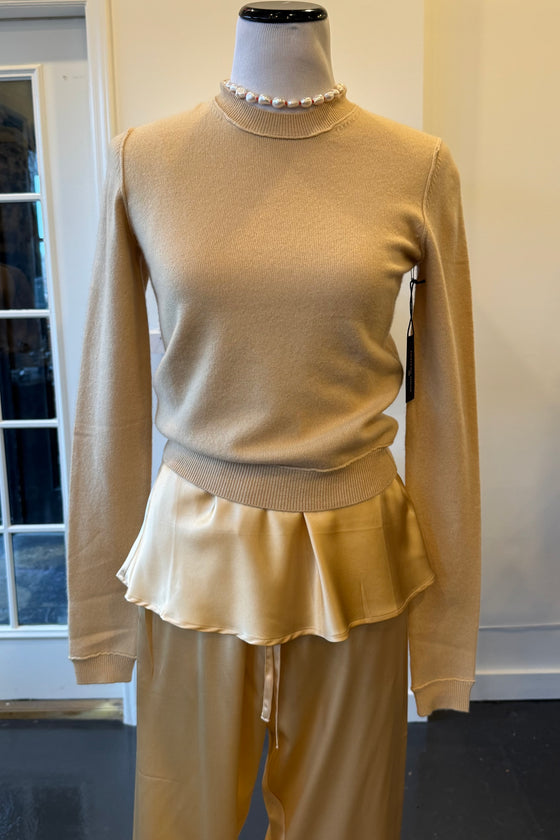 Cashmere Royal All Thumbs Sweater Sand