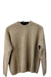 evam eva Cashmere + Sable Crew Neck Sweater