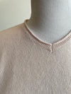 Cashmere V-Neck Sweater Special order - Jute