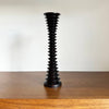 Medium Ebony Wood Vessel - Candle Holder