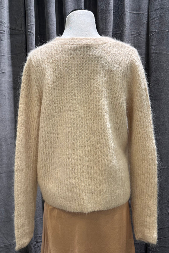 Goldy Alpaca Boy-Ish Cardigan