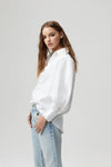 Camille Linen Shirt White