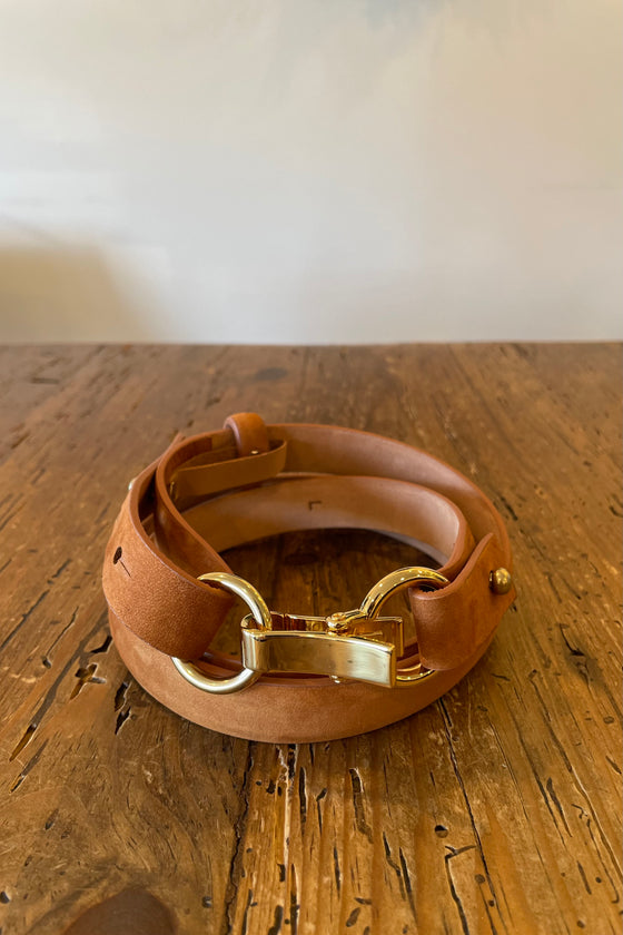 W. Kleinberg Nubuck Calf Belt