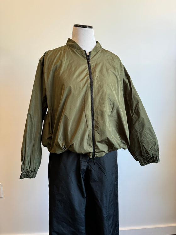 Olive Bomber Jacket