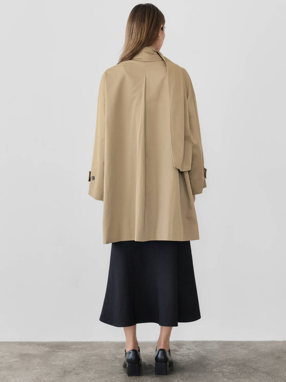 The Cove Coat | Versatile Attachable-Scarf Coat