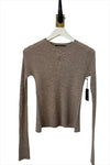 Brazeau Tricot Cashmere all thumbs Rib Sweater toast  found at Patricia in southern pines, nc