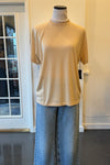 Cashmere Big Tissue Tee Sand