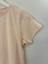 Blush Cotton Cap Sleeve Tee