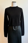 Cashmere All Thumbs Sweater in Black