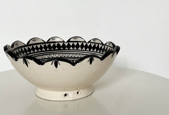 Moroccan Safi Ceramic Nesting Bowls Set of 3