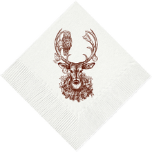  Christmas Deer Beverage Napkins