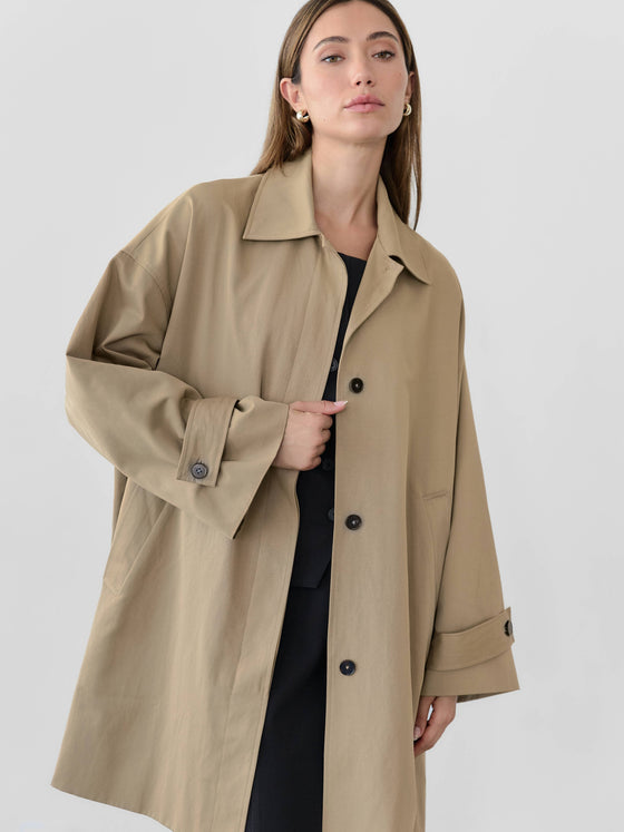 The Cove Coat | Versatile Attachable-Scarf Coat