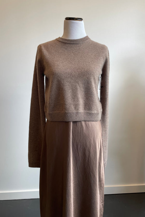 Brazeau Tricot cork cashmere all thumbs sweater found at Patricia in Southern Pines, NC