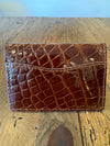 W. Kleinberg Glazed Alligator Card Case