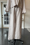 Wide Leg Linen Pant Chalk