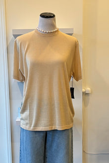  Cashmere Big Tissue Tee Sand