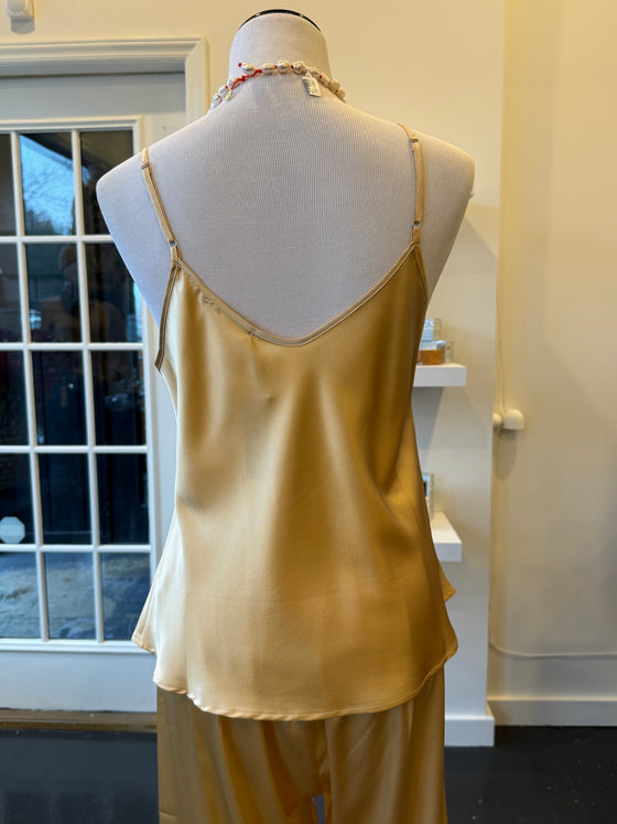 Silk Charmeuse Cami Sand