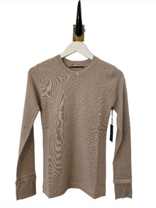  Brazeau Tricot long sleeve cotton cashmere cuff shirt in toast found at Patricia in southern pines, NC