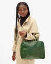 Claude Leather Handbag in Evergreen Rustic