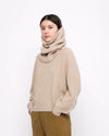 Signature Yak Ring Scarf in Almond