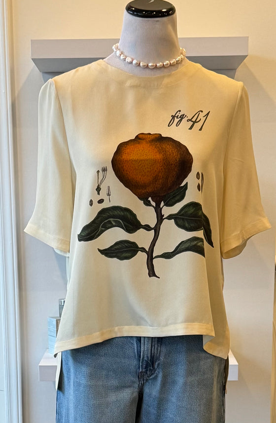 "Oranges and Lemons" Silk T-shirt