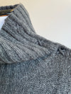 Cashmere Dark Grey Melange Turtleneck