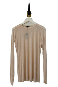  Brazeau Tricot  long sleeve silk blush tulle Shirt found at Patricia in southern pines, nc