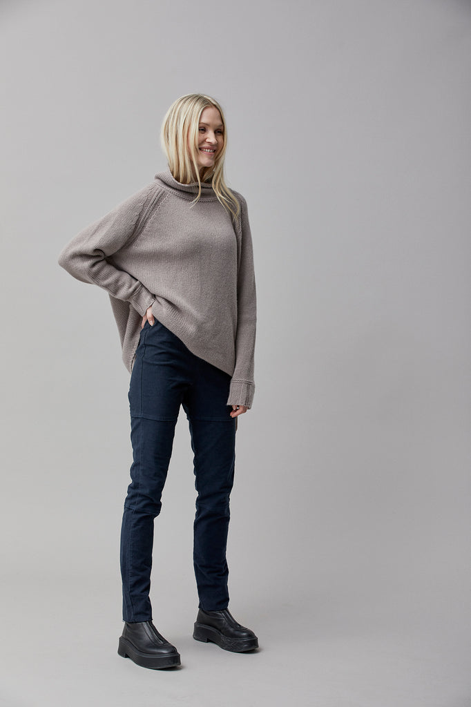 Cashmere Cowl Neck Sweater