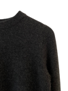 Brazeau Tricot Cashmere All Thumbs Sweater in Coal