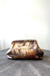 Liette Brown/Multi Velvet Clutch