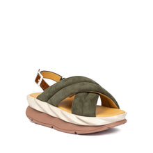  4CCCCEES Mellow Me Sandal in Moss found at Patricia in. Southern Pines, NC