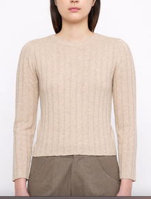  7115 by Szeki Ribbed Desert Sand Yak Long Sleeve Sweater found at Patricia in Southern Pines, NC