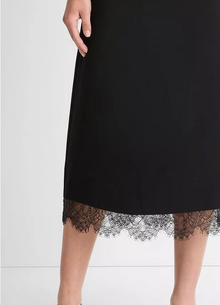  Lace Paneled Skirt