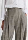 Plaid Italian Wool Trouser