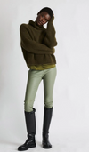 Carole Cashmere Sweater Kelp Green