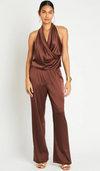 Liz Silk Pants Chocolate