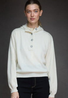 Love Binetti Hudson Cashmere Sweater in Snow found at Patricia in Southern PInes, NC