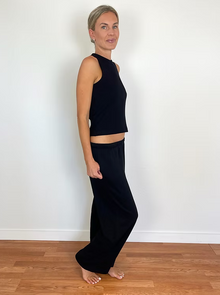  Wide Leg Sweatpants Black