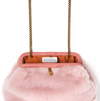 Liette Rose Velvet Clutch