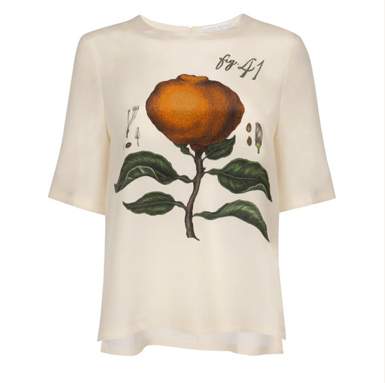 "Oranges and Lemons" Silk T-shirt