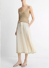 Pleated Tiered Skirt Bon Bona