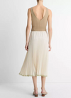 Pleated Tiered Skirt Bon Bona