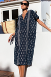 Francina Caftan Marguerite Blue