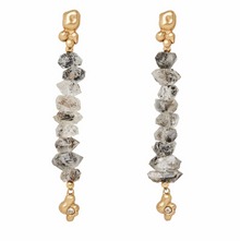  Petite Ore Herkimer Diamond Bronze Earring