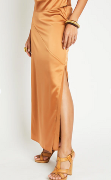  Naomi Silk Skirt Copper