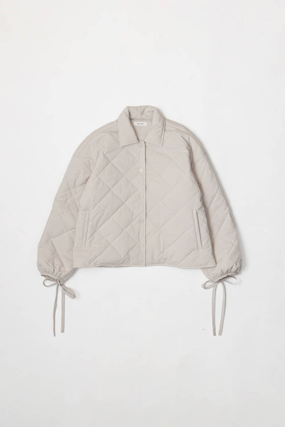 The Cameron Jacket | Oversized Quilted Wrist Tie Jacket