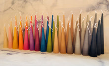  Neutrals Slim Cone Taper Beeswax Candle: Pumpkin / Tall