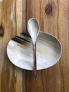 Ankole Horn Bowl + Spoon Set