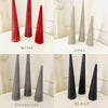 Neutrals Slim Cone Taper Beeswax Candle: Pumpkin / Tall